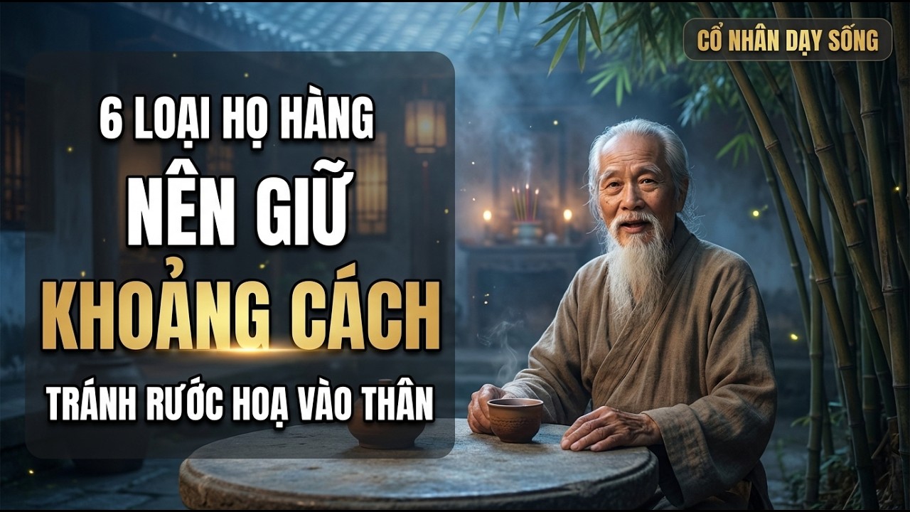 CỔ NHÂN DẠY | 6 LOẠI HỌ HÀNG NÊN GIỮ KHOẢNG CÁCH TRÁNH HOẠ VÀO THÂN