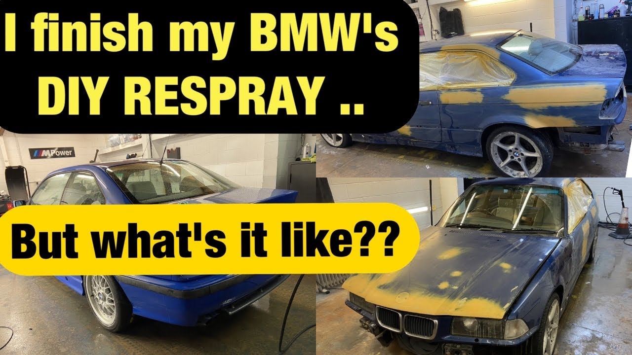 Самостоятельная покраска моей BMW завершена! И выглядит она великолепно!