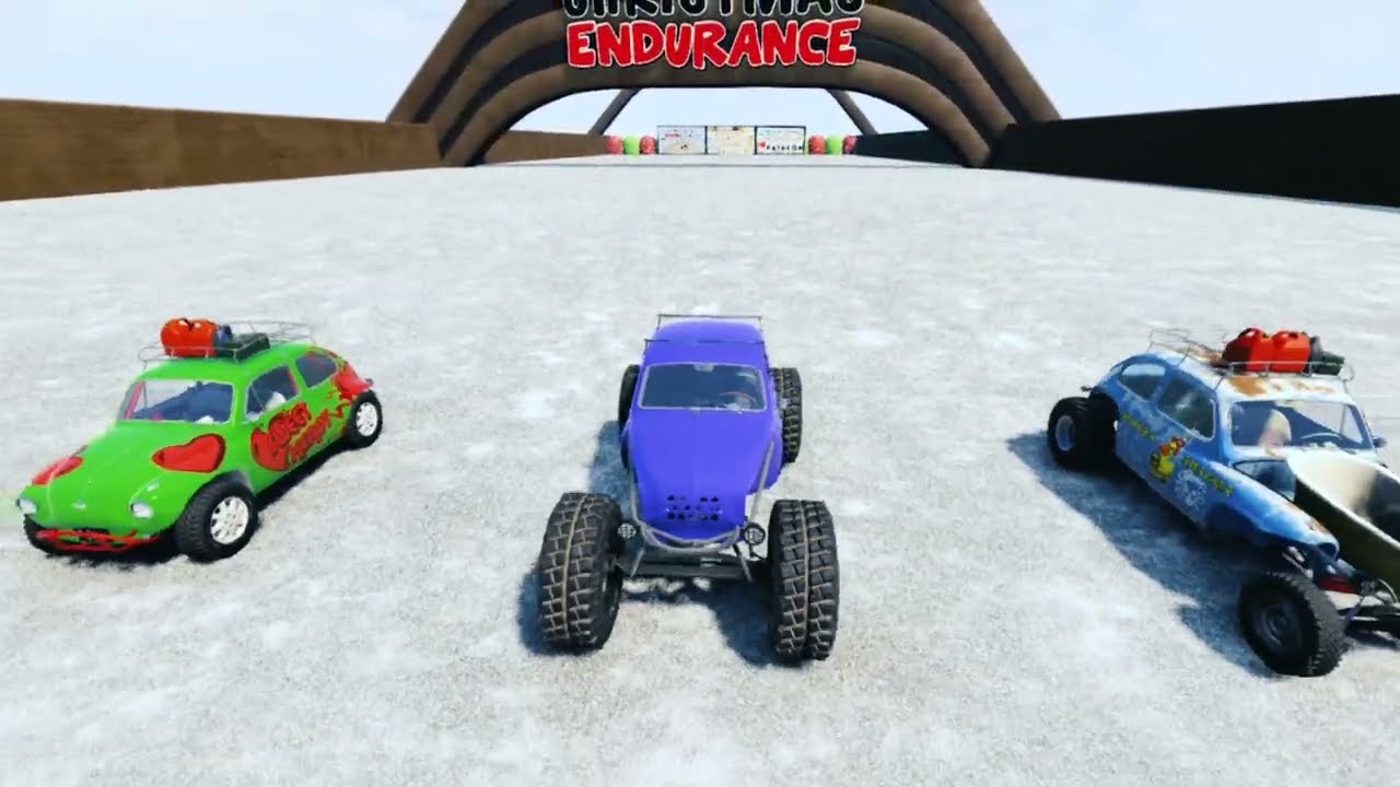 Racing Down BeamNG's DEADLIEST Hill | Crash Falls Destruction Derby!