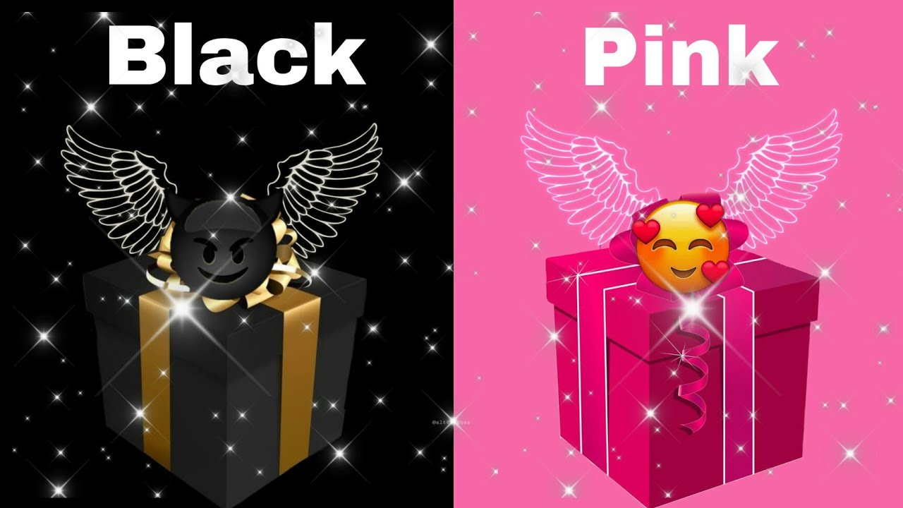 BLACK VS PINK 🎁Choose your gift 🎁Elige tu regalo🎁 #03🌸 | girls style