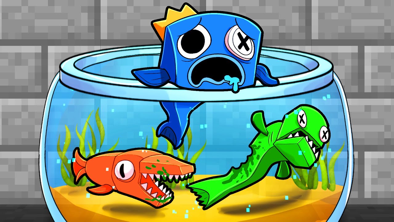 RAINBOW FISH TANK!!