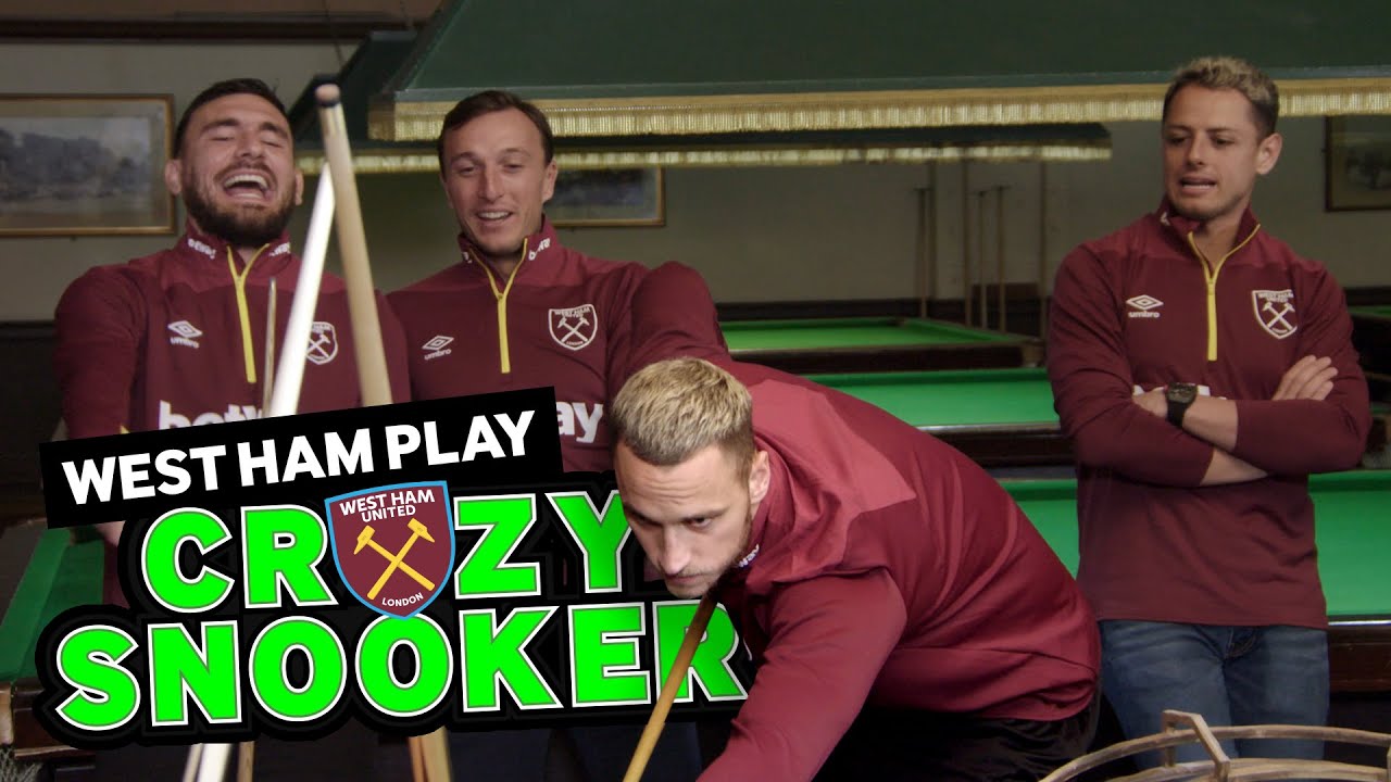 Chicharito and Arnautovic play Crazy Snooker!