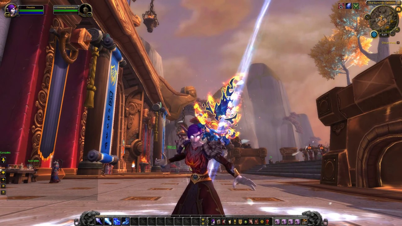 WOW PTR 7.3 - Mage Animation - Night Elf Female