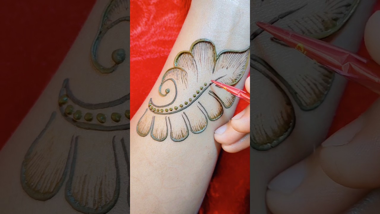 latest easy mehndi design #mehndi #henna #mehndidesign #latestmehndidesign