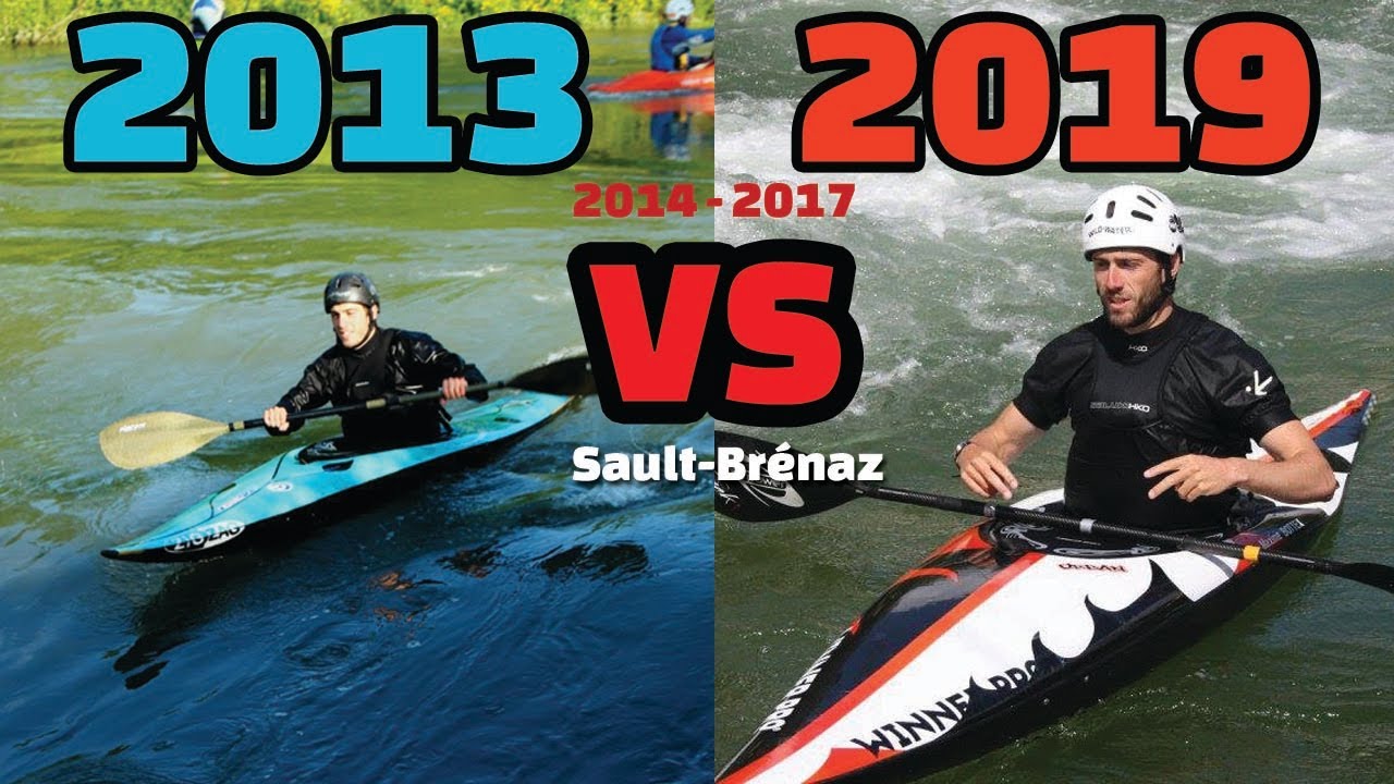 Sault-Brénaz Kayak slalom - 2013 vs 2019