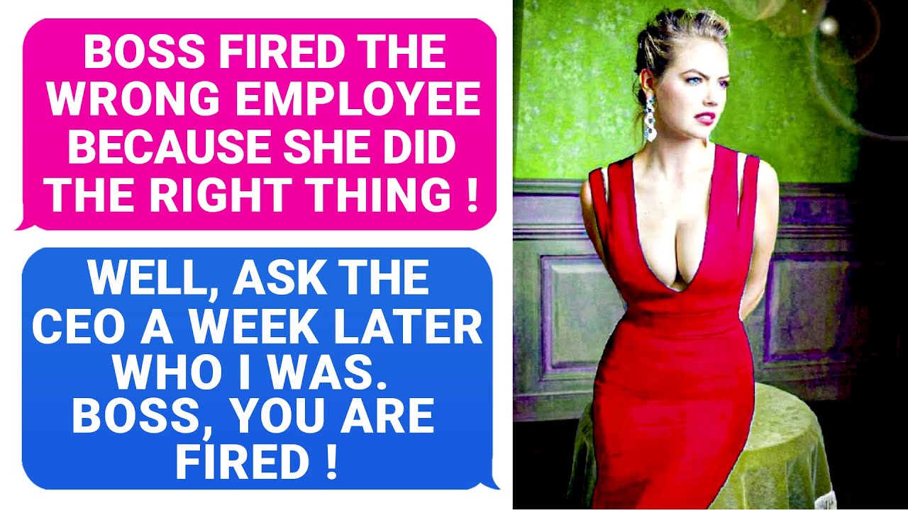 Boss FIRED The WRONG Employee! Well, Ask The CEO a Week Later Who I Was. Boss, You're Fired ! r/EP