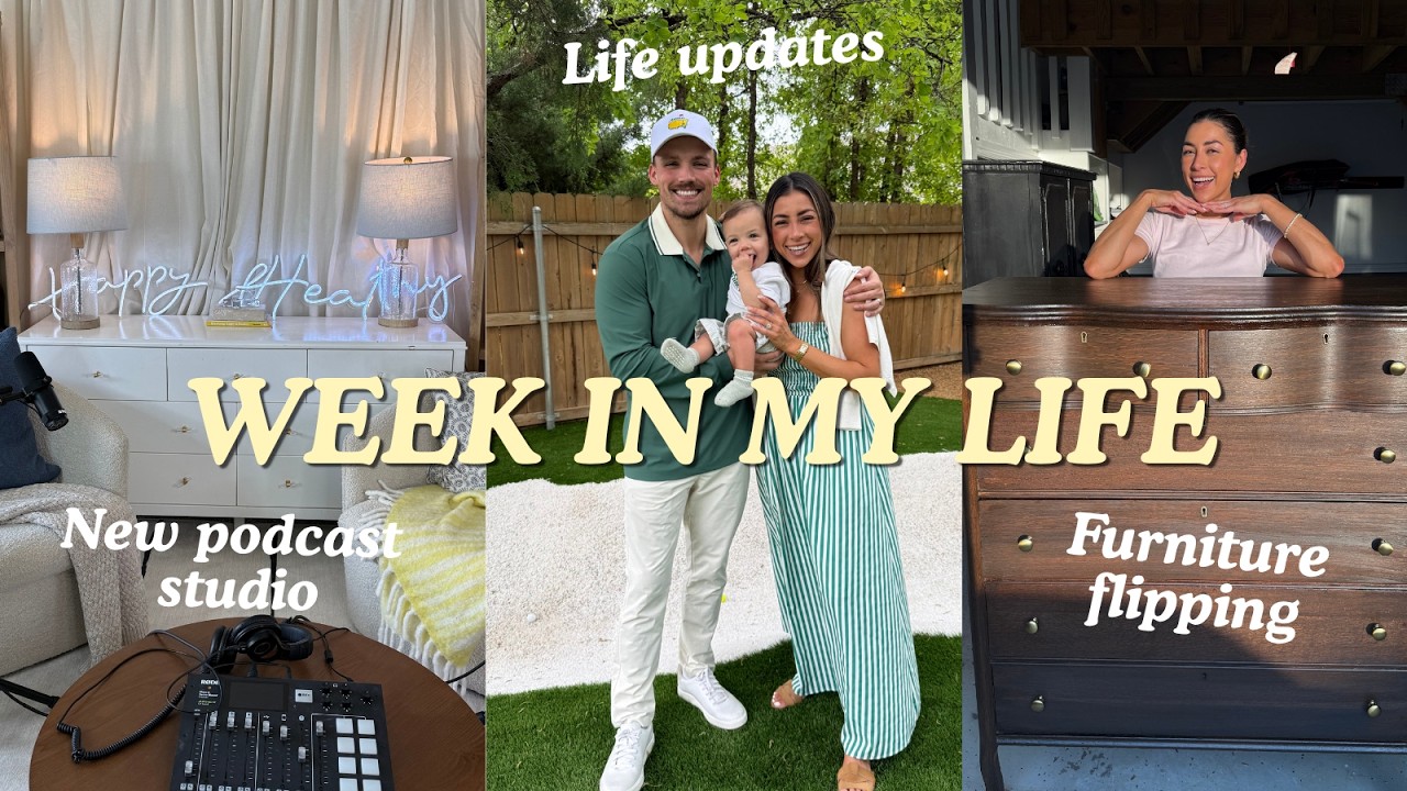 Week in My Life: New Podcast Studio, Backyard Makeover, & Life Updates!