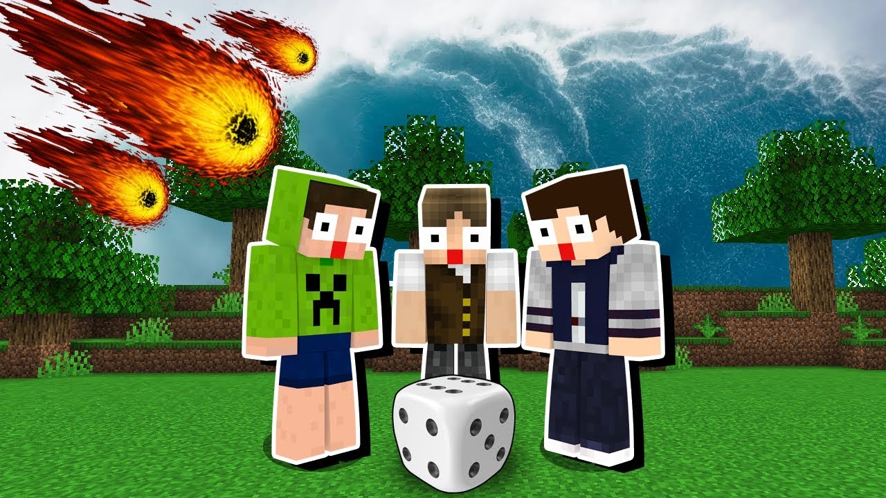 Minecraft: TODA VEZ QUE JOGAMOS O DADO, ALGO HORRÍVEL ACONTECE!