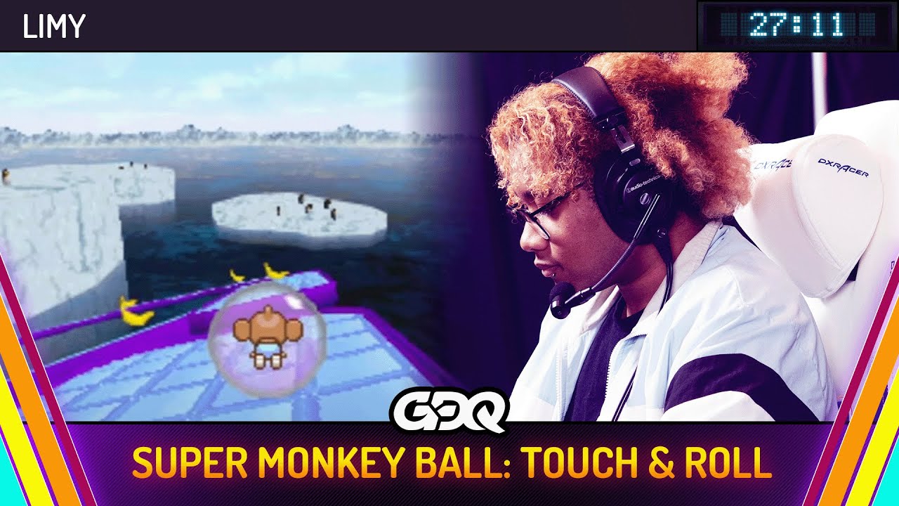 Super Monkey Ball: Touch & Roll by limy in 27:11 - Summer Games Done Quick 2025