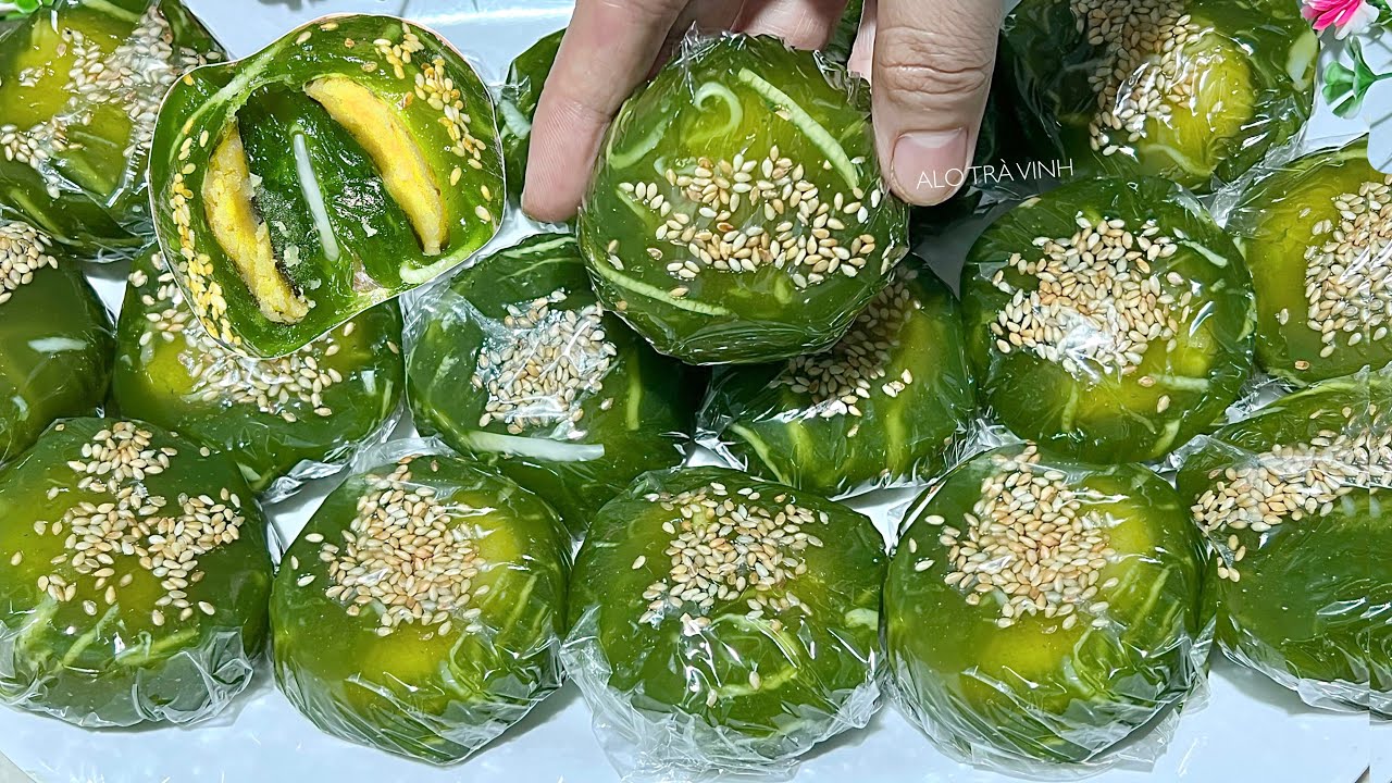 Bánh Xu Xê - Phu Thê Lá Dứa dai giòn béo thơm ăn là ghiền - Tapioca pandan