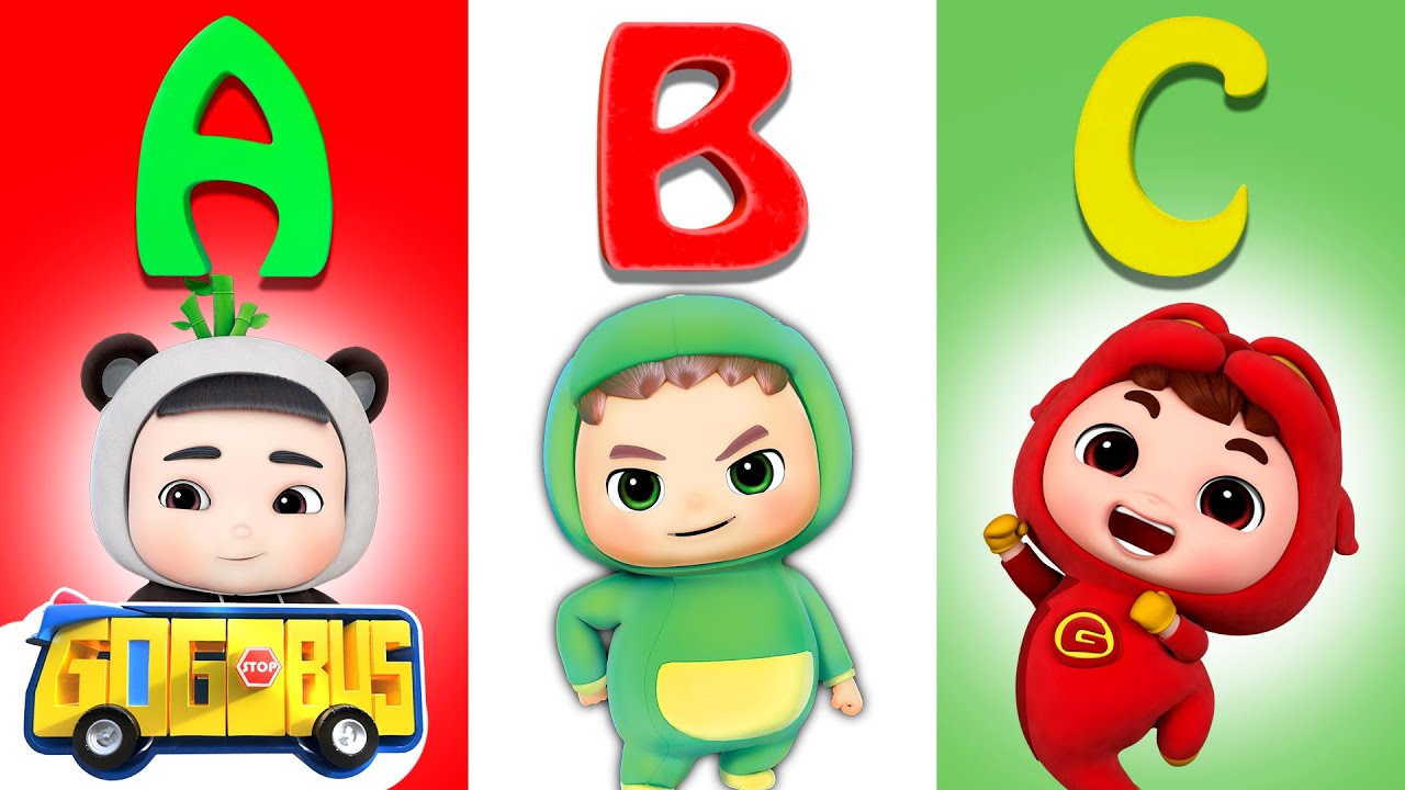 🔤 🔺ABC Song | Alphabet Song | ABC For Kids And More | GoGoBus Official 🚌