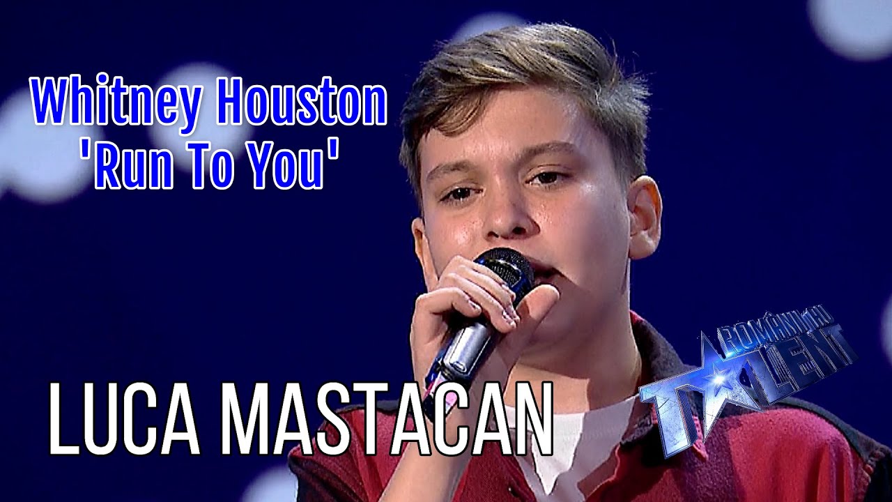 Romanii Au Talent 2022: Luca Mastacan | O voce incredibila! ♫ Cover: Whitney Houston 'Run To You