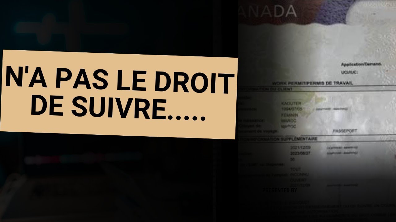 Ajout d'une nouvelle condition pour les détenteurs d'un permis de travail fermé
