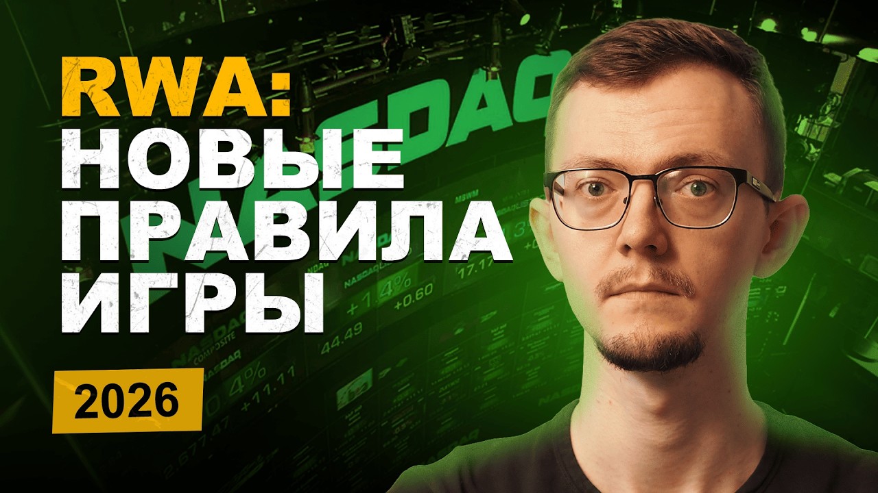 Что ждёт рынок крипты в 2026? Зарабатываем на RWA