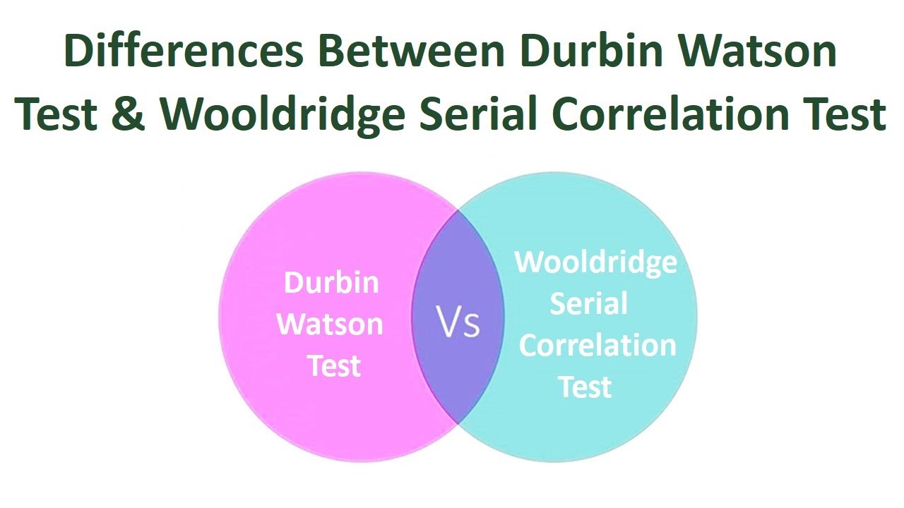 Differences Between Durbin Watson Test and Wooldridge Serial Correlation Test