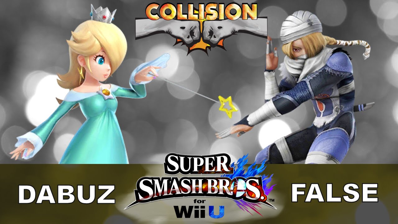 Smash Wii U Tournament Losers Finals - PL XFIRE Dabuz (Rosalina) vs LoF False (Sheik) - Collision XI