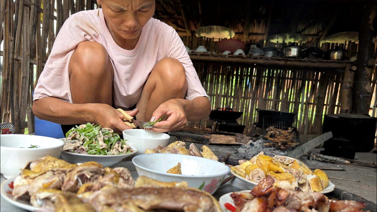 Ăn Rằm Sớm Tháng 7 Toàn Món Ngon Vịt Suối, Gà Đồi | TÀY TV