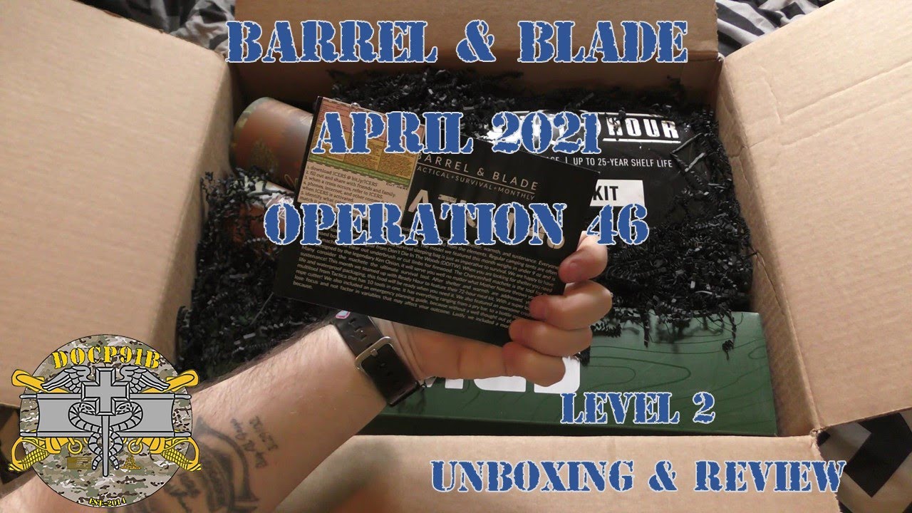 Barrel & Blade April 2021 - Operation 46 - Level 2 Unboxing & Review