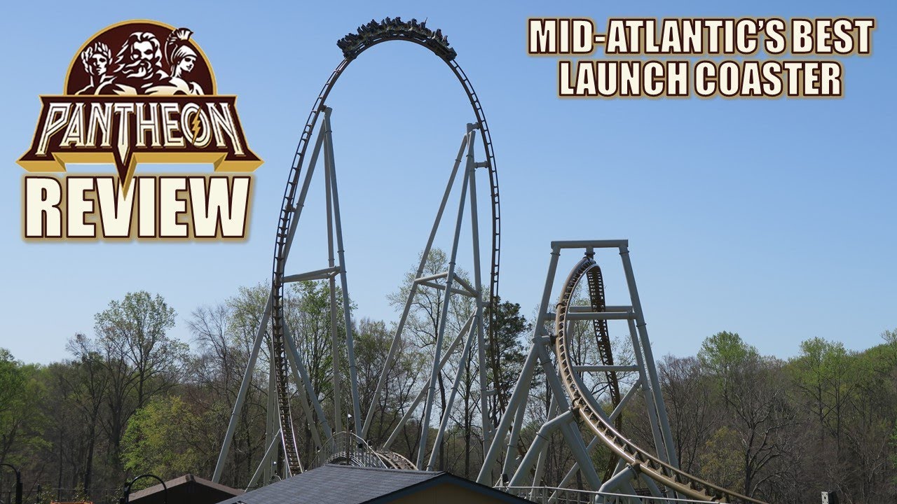 Обзор Pantheon, горки Intamin в Busch Gardens Williamsburg | Лучшие горки для запуска в Среднеатл...