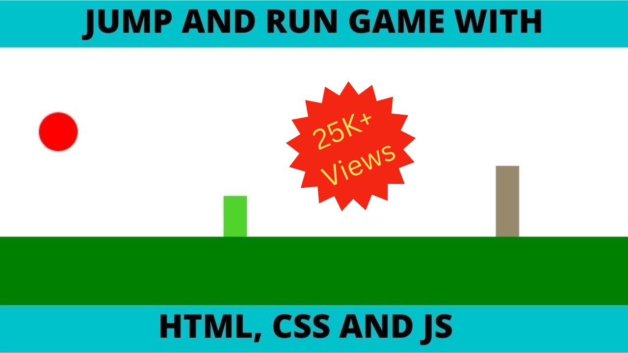 Jump and Run game with HTML, CSS and JavaScript