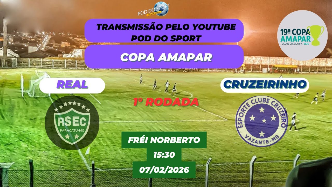 Real X Cruzeirinho - Copa Amapar 2026 07/02/2026