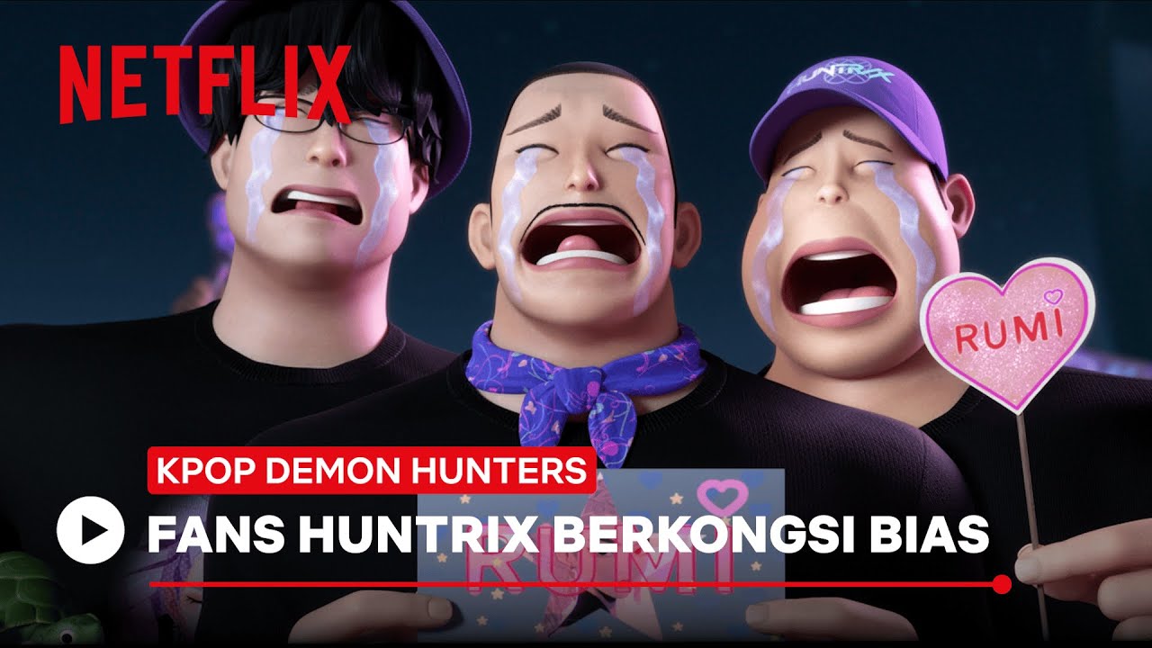 Fans Huntrix Kongsi Bias | KPop Demon Hunters | Netflix