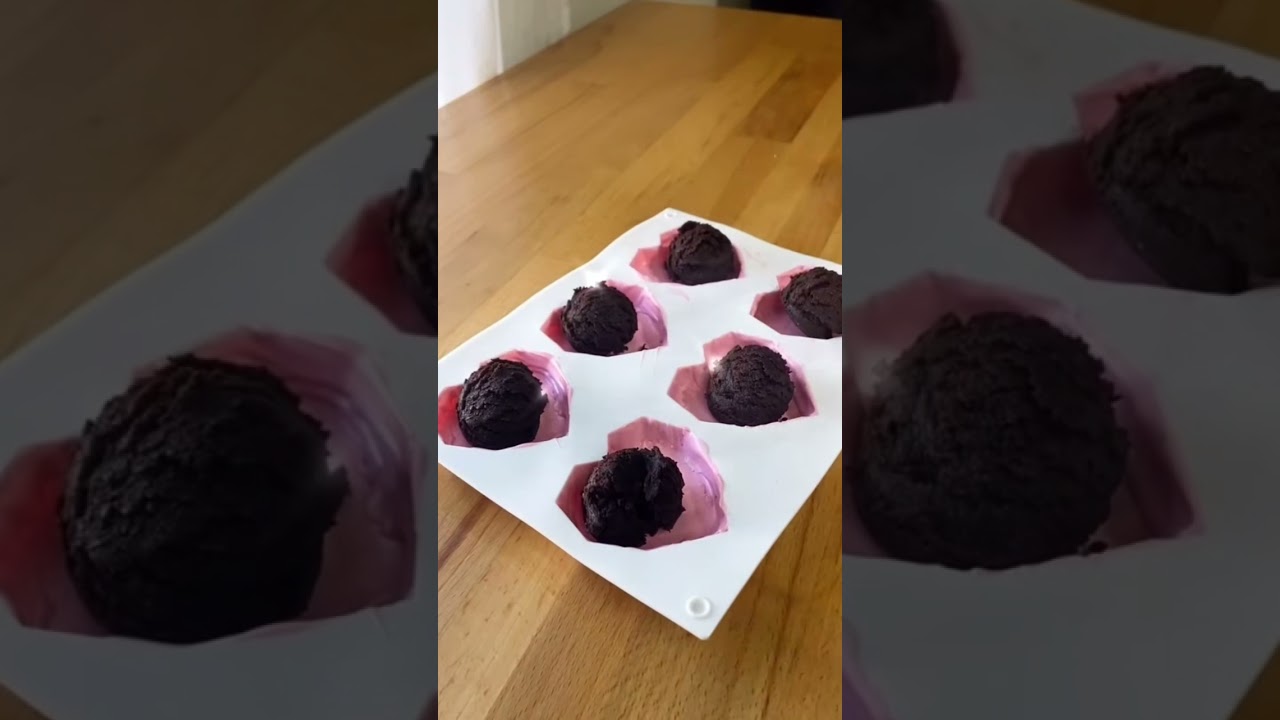 How to make geometric cake hearts