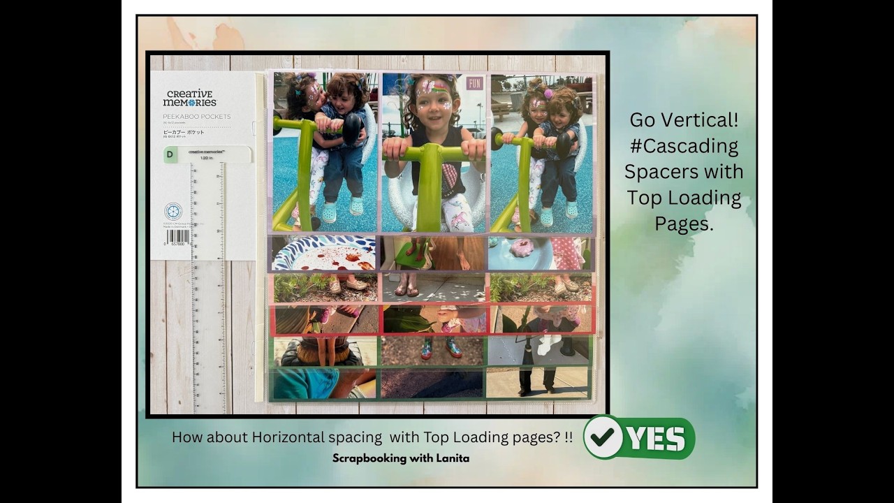Go Vertical! NEW Cascading Spacers + Top Loading Pages