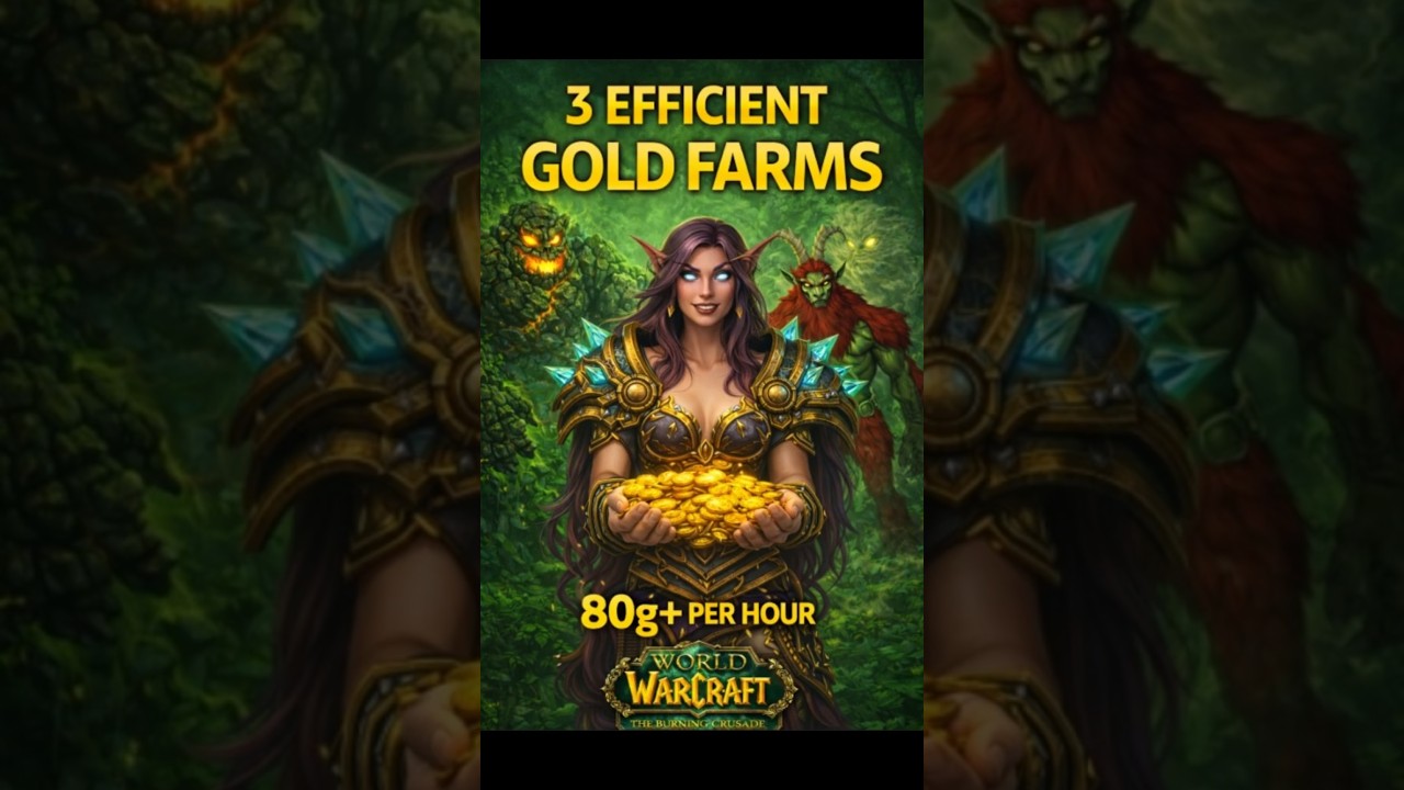 3 SUPER EFFICIANT Gold Farms In Wow Classic Anniversary To Do Before TBC 