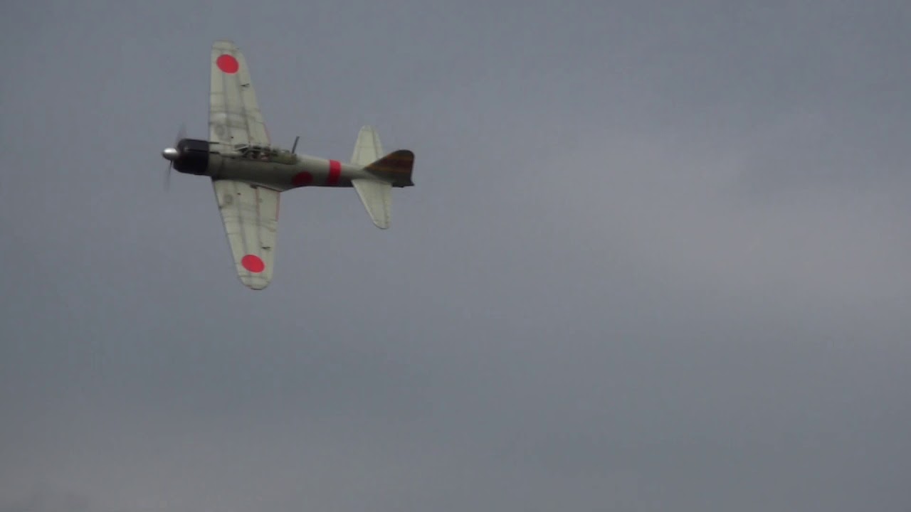 大型RC零戦(笠岡ふれあい空港）