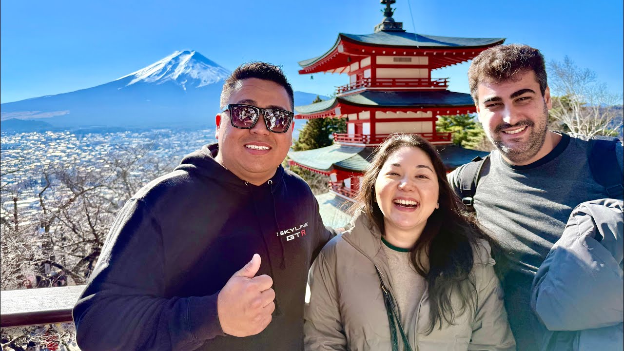 Conhecendo alguns lugares turísticos de Fuji com os amigos Juliana e Thiago !!!