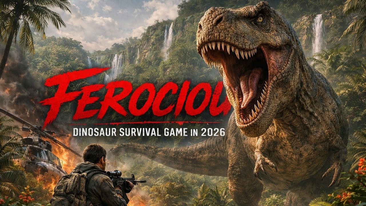 New Dino-Survival Game - Ferocious Live | Episode 01