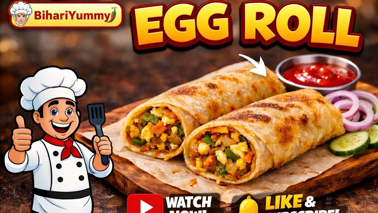 #eggroll #eggrollrecipe #eggrollstreetfood #eggrollchallenge #eggrollkaisebana#eggroll @Bihariyummy 