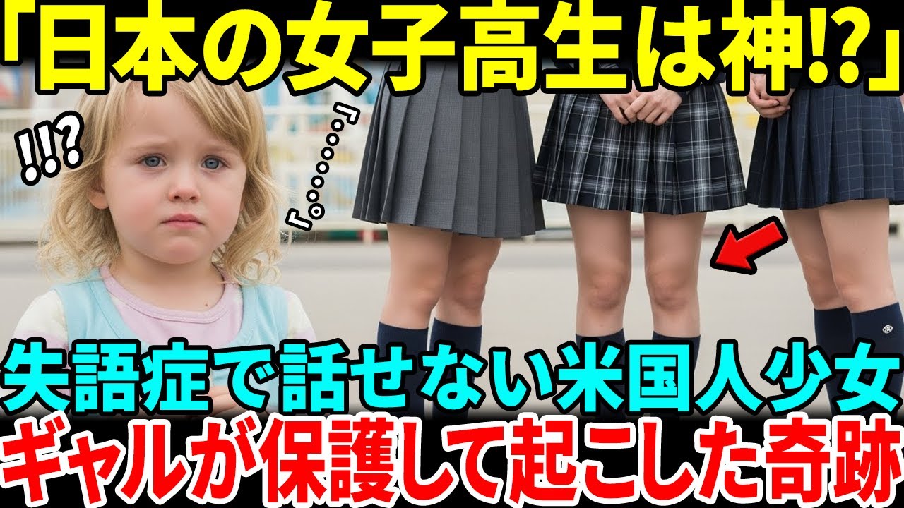 【海外の反応】「日本のギャルは狂ってる！！」失語症の4歳児が迷子！！日本のギャルが取った衝撃の行動に全世界が涙した【日本賞賛】