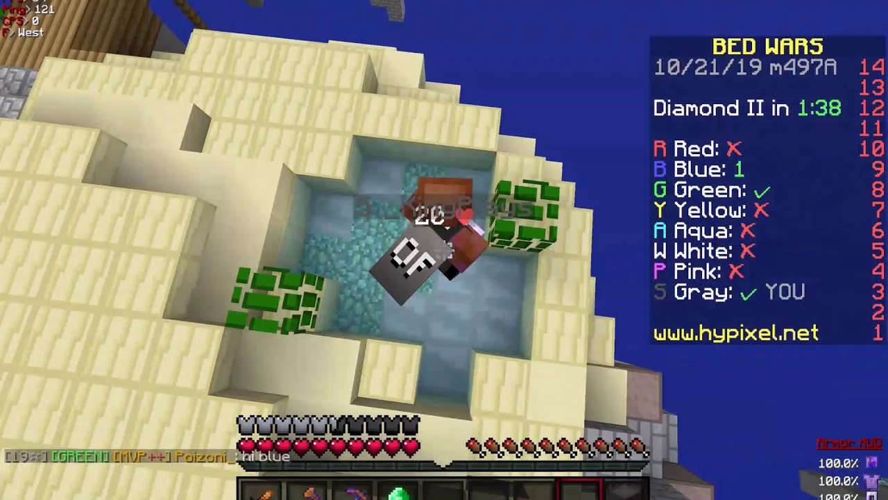 Solo Bedwars Gameplay