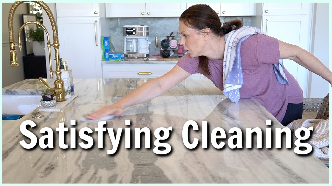 SATISFYING CLEANING WITH ME | CLEANING MOTIVATION
