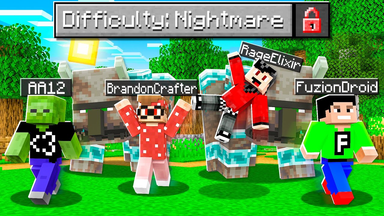 Последний выживший на КОШМАРНОМ УРОВНЕ СЛОЖНОСТИ в Minecraft побеждает — Испытание