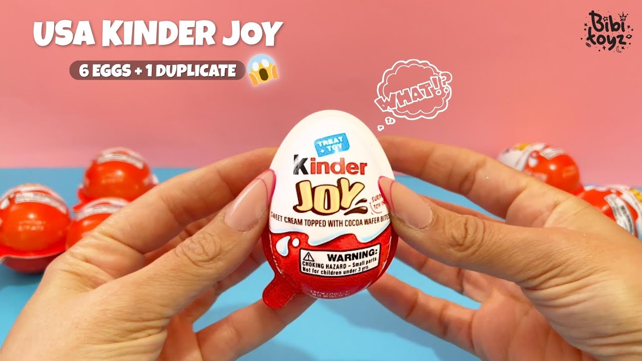 USA Kinder Joy Opening 🇺🇸 | 6 Eggs… and 1 DUPLICATE?! 😱