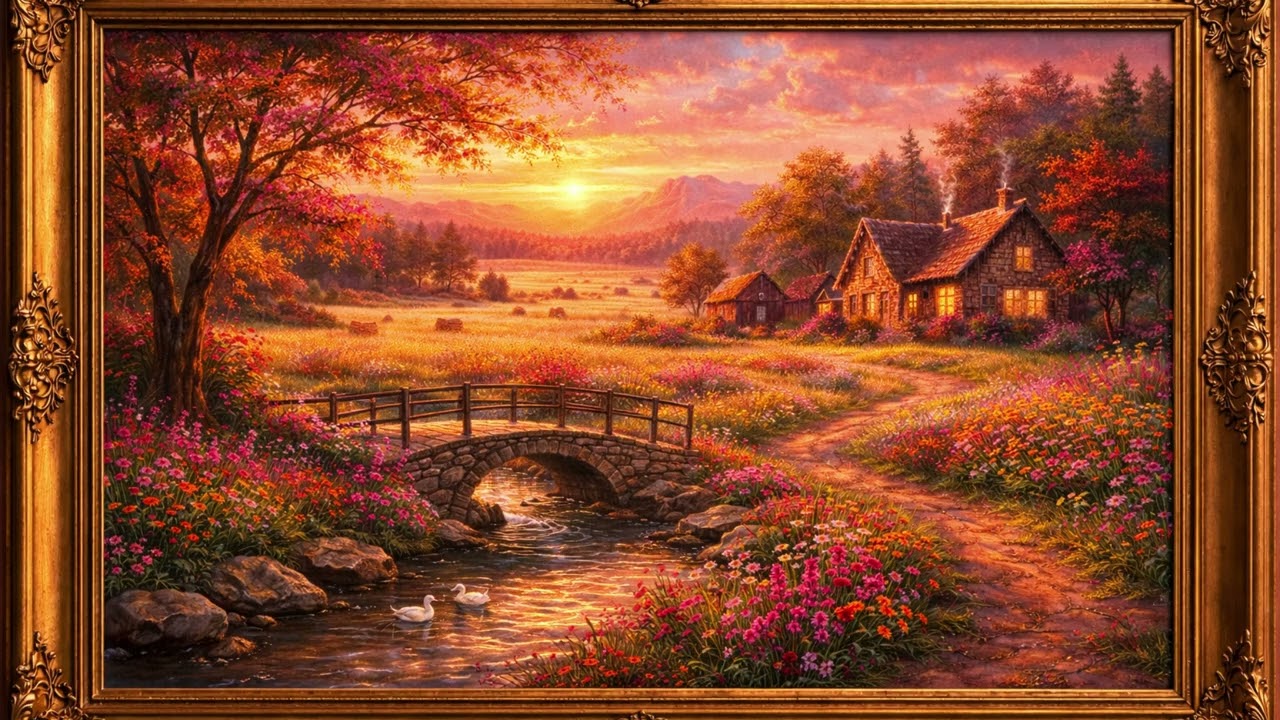 Tableau TV:  Beautiful Frame Art TV: TV Art Frame #art  #ArtFrame #relaxingvisuals @Tvartframe2