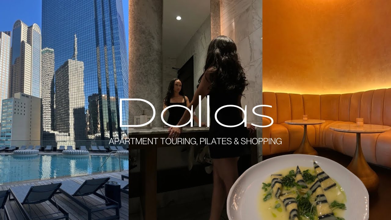 Luxury Dallas Apartment Hunting, Pilates and Shopping ✨
