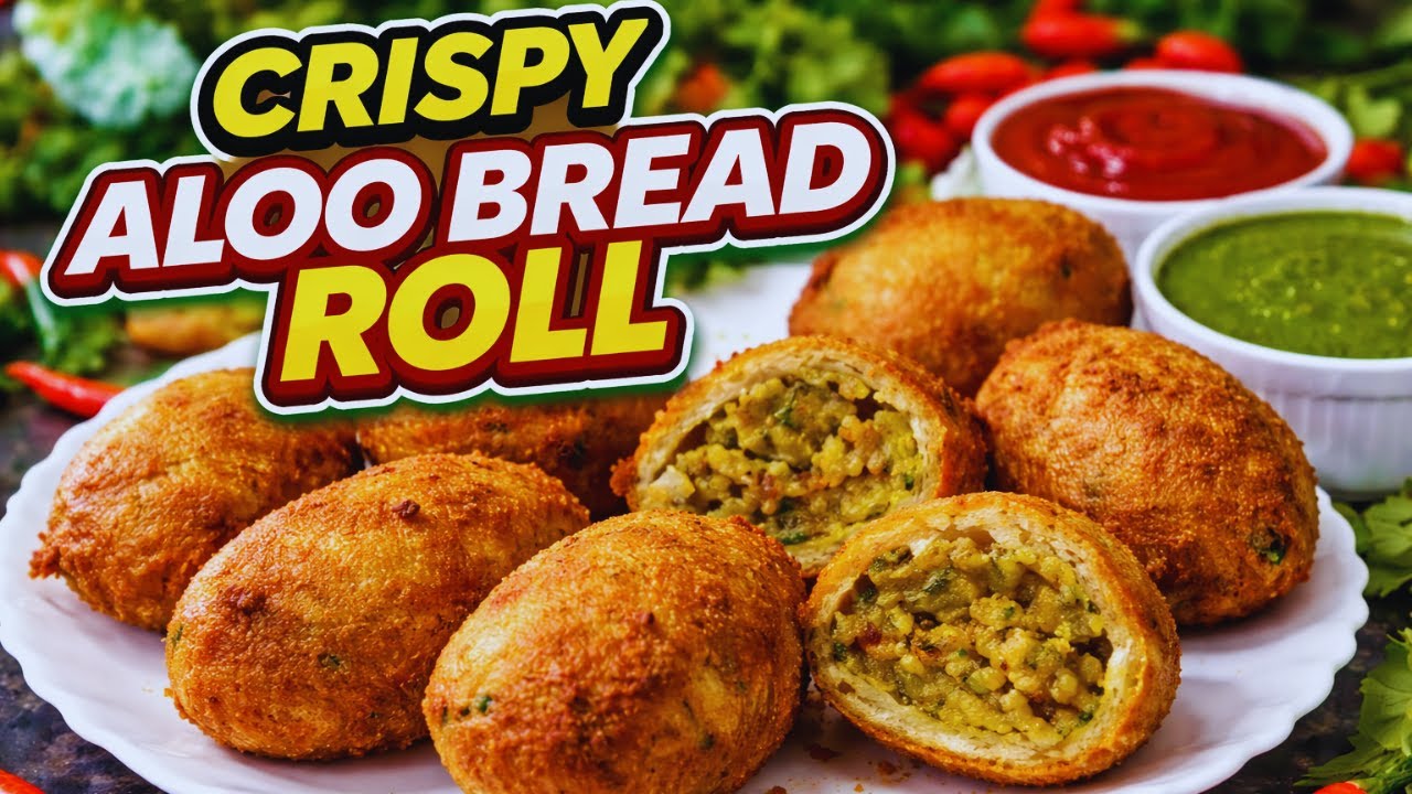 Super Crispy Bread Roll Recipe | Oil Absorb Nahi Hoga | Secret Tips!