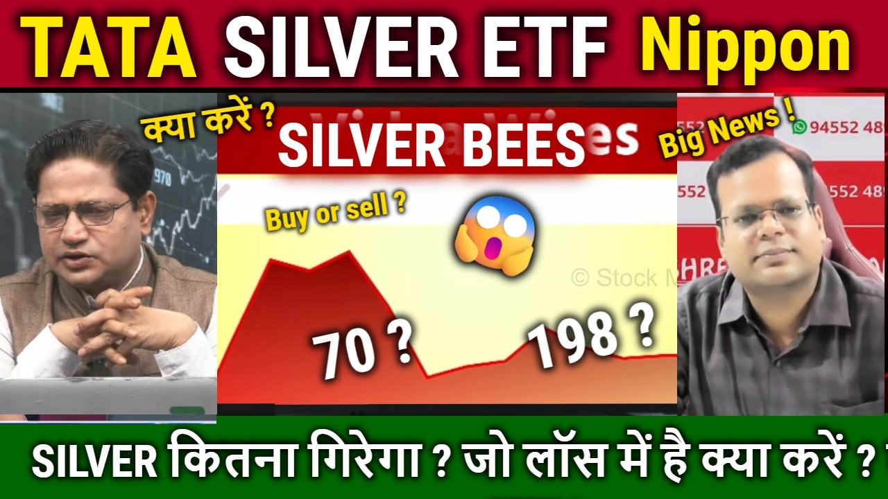 SILVER BEES Future Prediction,Buy or sell ?tata silver etf vs nippon silver etf,silver kitna girega?