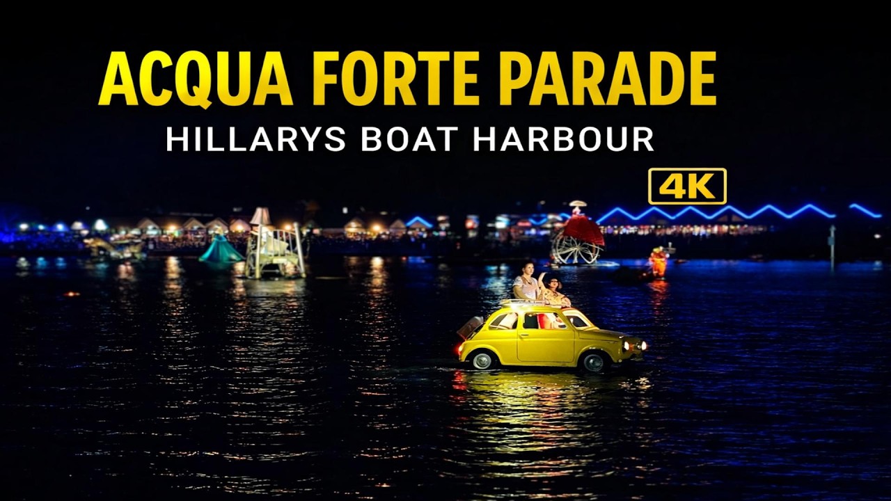 Acqua Forte Parade Perth 4K | Incredible Floating Parade at Hillarys Boat Harbour