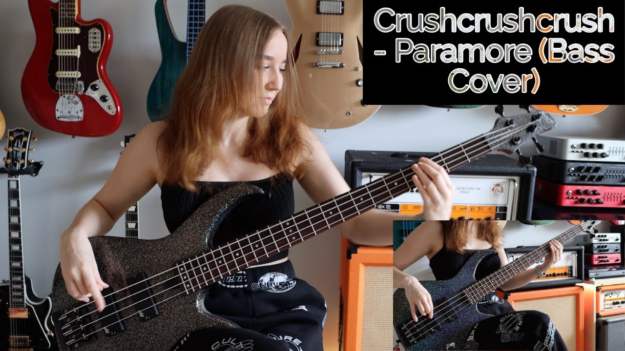 Crushcrushcrush - Paramore (Bass Cover)