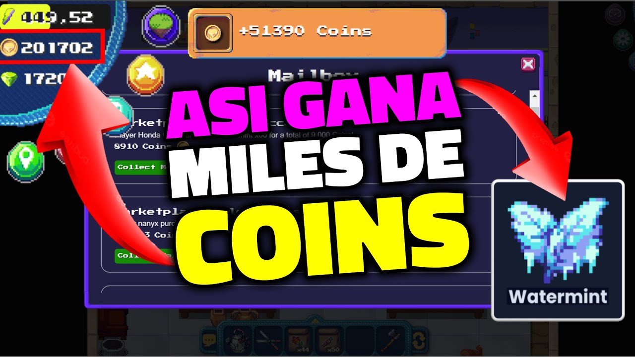 💥#PIXELS Estrategia para ganar MILES DE COINS con los Watermint😱 (TE LO DEMUESTRO)✅