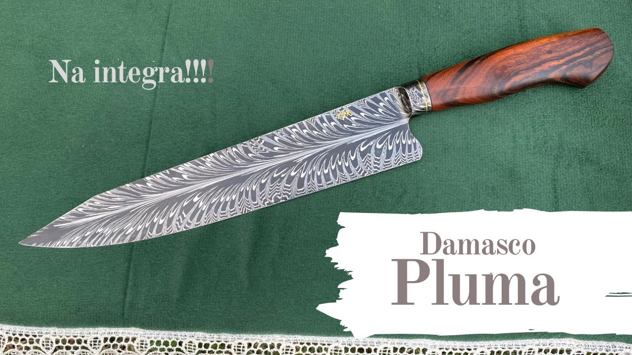 COMO FORJAR AÇO DAMASCO PADRÃO PLUMA. / Feather damascus .