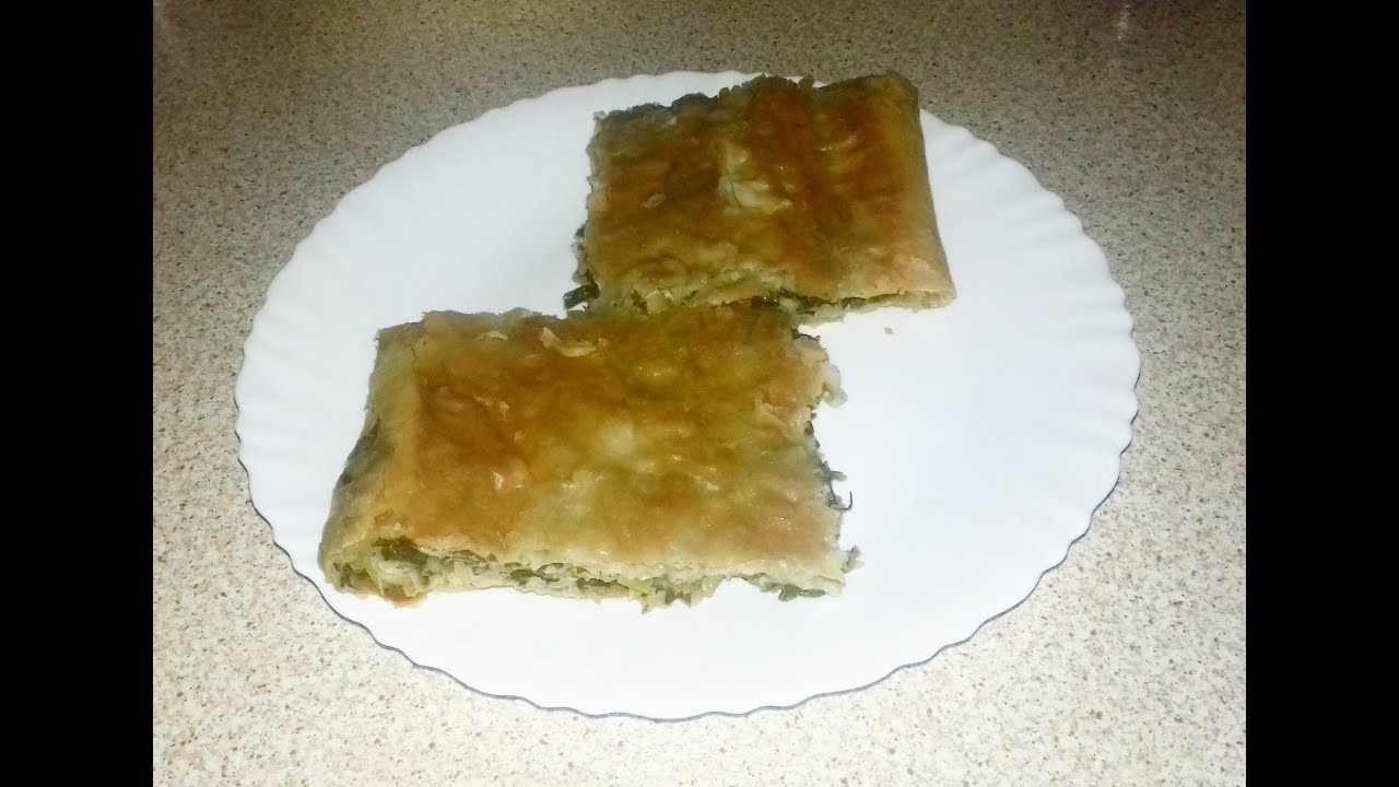 Byrek me spinaq (spinach pie)