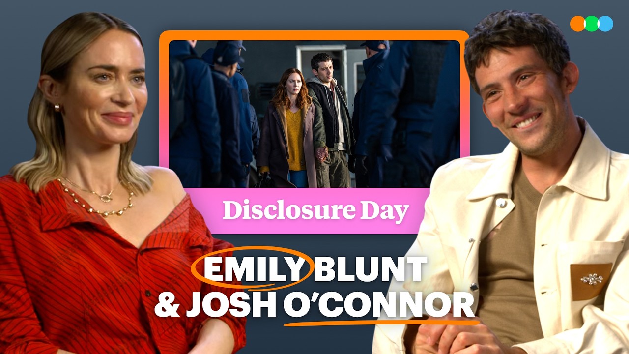 Emily Blunt and Josh O'Connor Talk Spielberg, Disclosure Day and Colin Firth