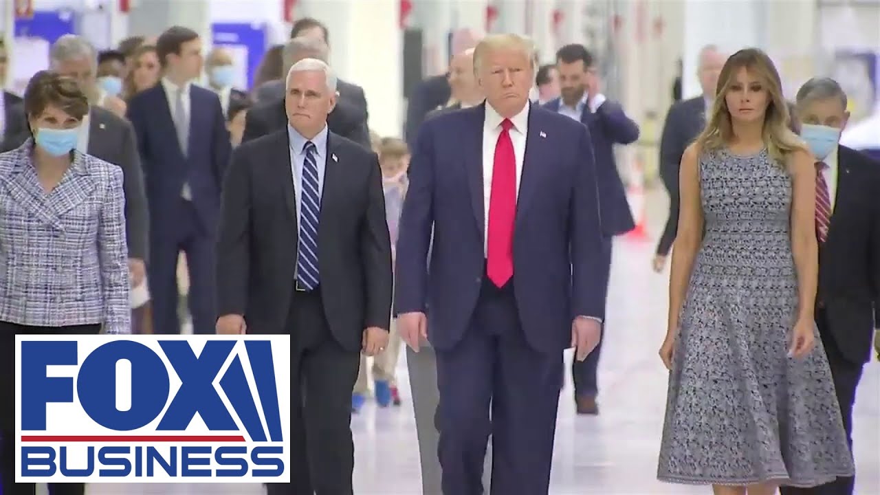 Trump, FLOTUS tour NASA facilities ahead of SpaceX / Falcon 9 rocket launch