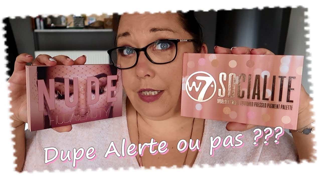 W7 Vs Huda Beauty ... Dupe alerte ou pas ???